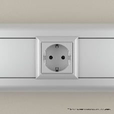 Розетка DKC Avanti 4404002 1-м 2 модуля, 