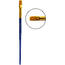 Набор кистей Silwerhof Color (набор 10шт) синтетика круглая №2,3/плоская №3,6,7,12/овальная №3,10