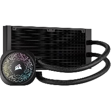 Система жидкостного охлаждения Corsair NAUTILUS 240 ARGB (240мм, черный, ARGB/ Fans: 2x120мм, 74.37CFM, 34dBA, 2100RPM/ S: 1851, 1700, AM5, AM4)