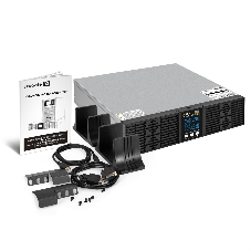 Источник бесперебойного питания On-line ExeGate PowerExpert ULS-575-10kVA.LCD.AVR.T.USB.RS232.SNMP.2U 10000VA/10000W, On-Line, PF=1, LCD, клеммы, RS232, USB, SNMP-slot, EPO, батареи внешние 192В/240В суммарной емкостью до 400Ah, Rackmount 2U/Tower, металлический корпус, черный