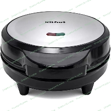 Вафельница Kitfort KT-1617 640Вт серебристый/черный