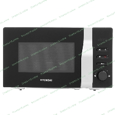 Микроволновая печь Hyundai HYM-M2061 черный, 20 л, 700 Вт, переключатели - кнопки, поворотный механизм