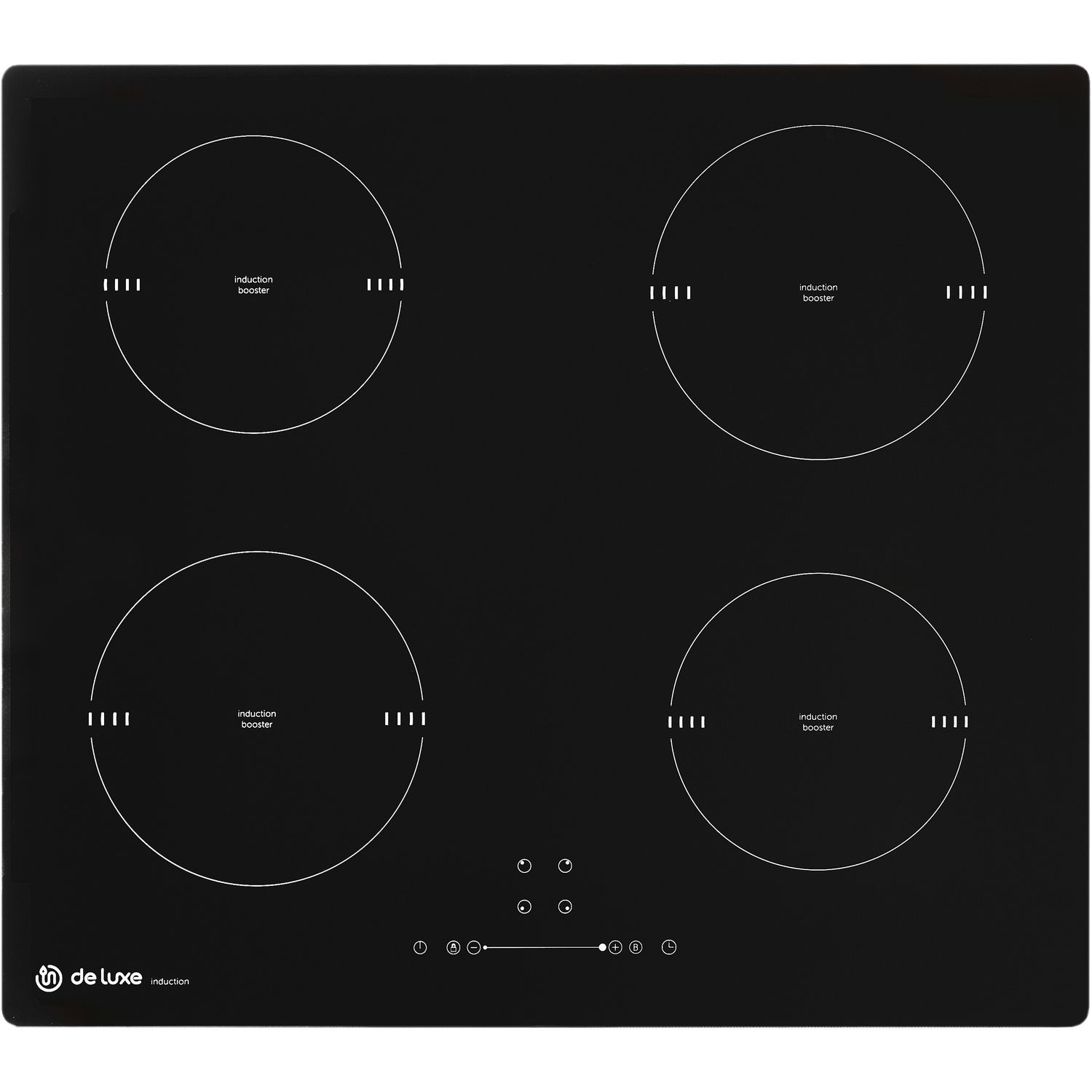 Индукционная варочная поверхность DeLuxe IH6470P1/A-S01A, 4 конфорки, стеклокерамика, 7000 Вт