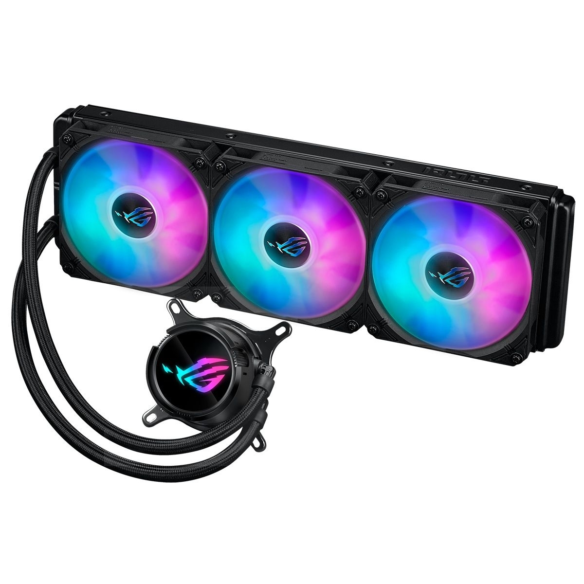 Система жидкостного охлаждения ASUS ROG STRIX LC III 360 ARGb 90RC00T1-M0UAY0 черный 120мм алюминий, 2200 об/мин, 36 дБ, 4 pin