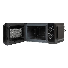 Микроволновая печь JVC JK-MW130M черный, 20 л, 700 Вт, переключатели - поворотный механизм