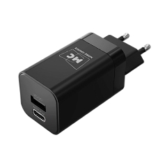 Сетевое зарядное устройство MORE CHOICE NC85a 1USB+1Type-C 3.0A PD 20W+QC3.0 Type-C Type-C, черный