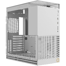 Компьютерный корпус без блока питания Geometric Future Model 4 King Arthur, Midi-Tower, TG, no fans, 2xUSB-A 3.0, 1xUSB 3.2 Type-C, E-ATX, ATX, mATX, mITX белый