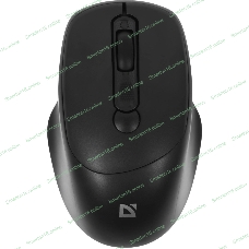 Мышь беспроводная Defender Feam MM-296 черный, 1600 dpi, радиоканал, USB, кнопки - 4