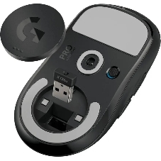 Мышь беспроводная Logitech G PRO X SUPERLIGHT черный, 25600 dpi, радиоканал, USB, кнопки - 5