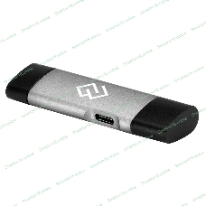 Кард-ридер Digma CR-СU2520-G/серый/SD/TF/micro-SD/micro-SDXC/miсro-SDHC/USB 2.0/Type-C/алюминий