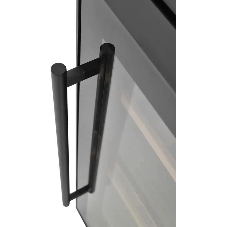 Винный шкаф ZÜGEL ZCWF331DB черный, 88 л, 2 отсека, 33 бут.