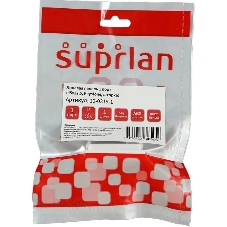 Панель Suprlan 10-0319-1, лицевая со шторкой 22.5x45, 1xKeystone ABS пластик, белый