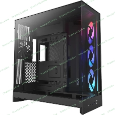 Компьютерный корпус без блока питания Case NZXT H9 Flow RGb (2025), Midi-Tower, TG, 3x140мм RGb + 1x120мм, 2xUSB-A 3.2 + 1xUSB-C 3.2, E-ATX, ATX, mATX, mITX черный