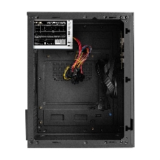 Компьютерный корпус Minitower ExeGate BAA-308MU2-UNS500 (mATX, БП UNS500 с вент. 12см, 1хUSB+2хUSB 3.0, HD Audio, черный)