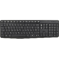 Комплект клавиатура+мышь Logitech MK235 беспроводной, USB, 1000 DPI, серый