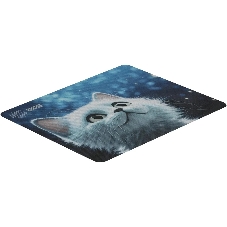 Коврик для мыши Cactus белый Cat 220x180x2мм (CS-MPC-P06XS)