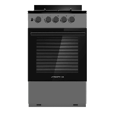 Плита газовая Maunfeld MGC50GEGR08 серый, конфорок 4 шт, духовка 59 л, 50 см x 88 см x 65 см