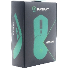 Мышь беспроводная/проводная Raskat MG009WR зеленый, 5000 dpi, радиоканал, USB, кнопки - 7