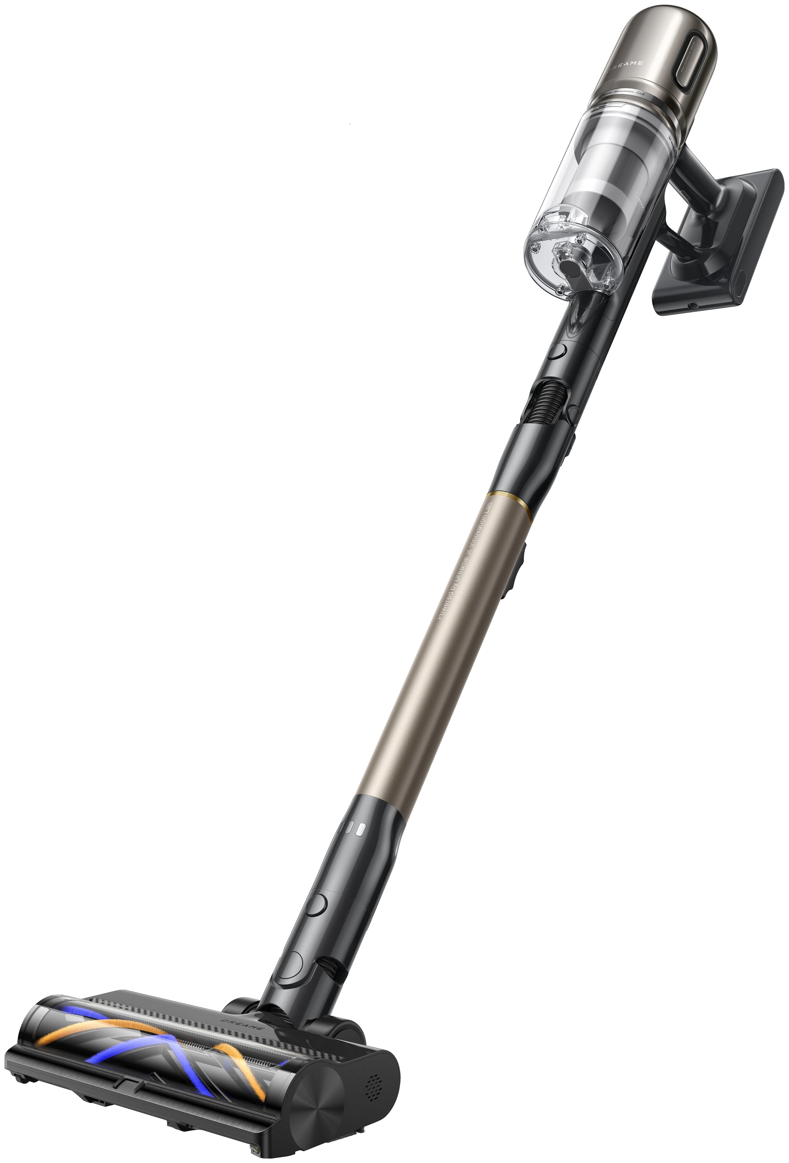 Пылесос вертикальный Dreame Z40 Aqua Cycle Pro черный/золотистый, питание от аккумулятора, 250 Вт, уборка влажная/сухая, пылесборник 0.5 л