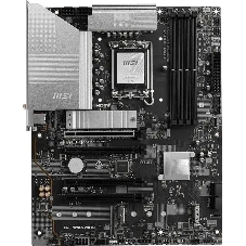 Материнская плата MSI PRO Z890-S WIFI6E, LGA1851, Intel Z890, 4xDDR5, 4xSATA, 3xM.2, 1xPCIe 5.0 x16, 1xPCIe 4.0 x4, 1xPCIe 3.0 x1, 1xHDMI, 1xDisplayPort, 1x 2.5Gb LAN, 6xUSB 5Gbps Type-A, 1xUSB 20Gbps Type-C, 3x3.5 мм, 7.1, ATX