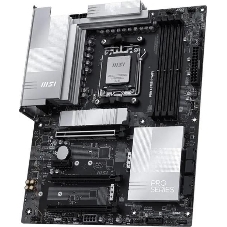 Материнская плата MSI PRO X870E-P WIFI, AM5, AMD X870E, 4xDDR5, 4xSATA, 3xM.2, 1xPCIe 5.0 x16, 1xPCIe 4.0 x4, 1xPCIe 3.0 x1, 1xHDMI, 1x5Gb LAN, Wi-Fi 7, Bluetooth 5.4, 1xUSB-C 20Gbps, 1xThunderbolt 4, 2xUSB-A 10Gbps, 2xUSB-A 5Gbps, 4xUSB-A 2.0, 3x3.5 мм, 7.1, ATX
