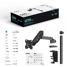 Кронштейн (держатель) ONKRON G70 для монитора 13