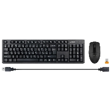 Комплект клавиатура+мышь A4Tech 3330N беспроводной, USB, 1200 DPI, чёрный