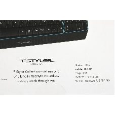 Клавиатура проводная A4Tech Fstyler FK15, USB, черный