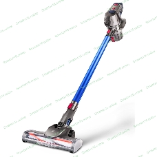 Пылесос вертикальный BQ VC1002H синий, питание от аккумулятора, 45 Вт, уборка сухая, пылесборник 0.7 л, работа от АКБ max 35 мин