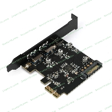Контроллер USB 3.1 Gembird SPCR-03 в разъем PCI-e, 2xUSB-A + 1xType-C