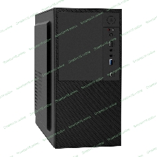 Компьютерный корпус Minitower ExeGate BAA-308UC-AAA400 (mATX, БП AAA400 с вент. 8см, 1хUSB/1хUSB 3.0/1хTypeC, HD Audio, черный)