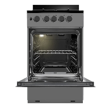 Плита газовая Maunfeld MGC50GEGR08 серый, конфорок 4 шт, духовка 59 л, 50 см x 88 см x 65 см