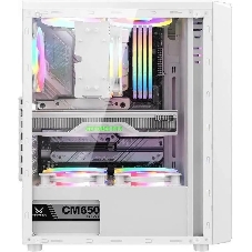 Компьютерный корпус Aerocool/Formula Mana белый без БП ATX 3x120мм 1xUSB 2.0 1xUSB 3.0 audio bott PSU