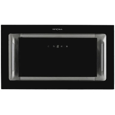 Вытяжка встраиваемая Krona Selina 600 Glass S черный, 52 см, 1300 куб. м/ч, 61 дБ