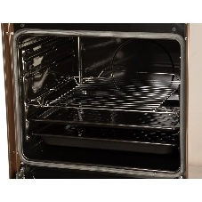 Плита электрическая Hansa FCEB53000 коричневый, конфорок 4 шт, духовка 69 л, 50 см x 85 см x 60 см