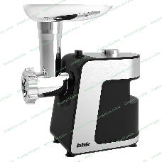 Мясорубка электрическая BBK MG2000 металлик/черный, 2000 Вт, 2.0 кг/мин, реверс, защита от перегрузки, насадки - 5
