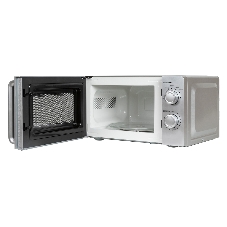 Микроволновая печь JVC JK-MW140M серебристый, 20 л, 700 Вт, переключатели - поворотный механизм