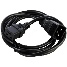 Шнур питания NTSS NTSS-PC19202 C19-C20 проводник.:3x1.5мм2 3м 220/250В 16А черный