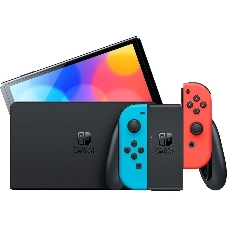 Игровая приставка Nintendo Switch OLED сине-красный