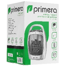 Тепловентилятор Primera FHP-1502-FCT белый, керамический, 15 м², 1500 Вт