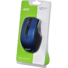 Мышь беспроводная Acer OMR031 черный/синий, 1600 dpi, радиоканал, USB, кнопки - 4