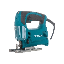 Лобзик электрический Makita 4329KX1 Лобзик,в\рук, 450Вт,500-3100об\м,ход-18мм,рез-65мм,1.9кг,чем,маятн,набор A-86898