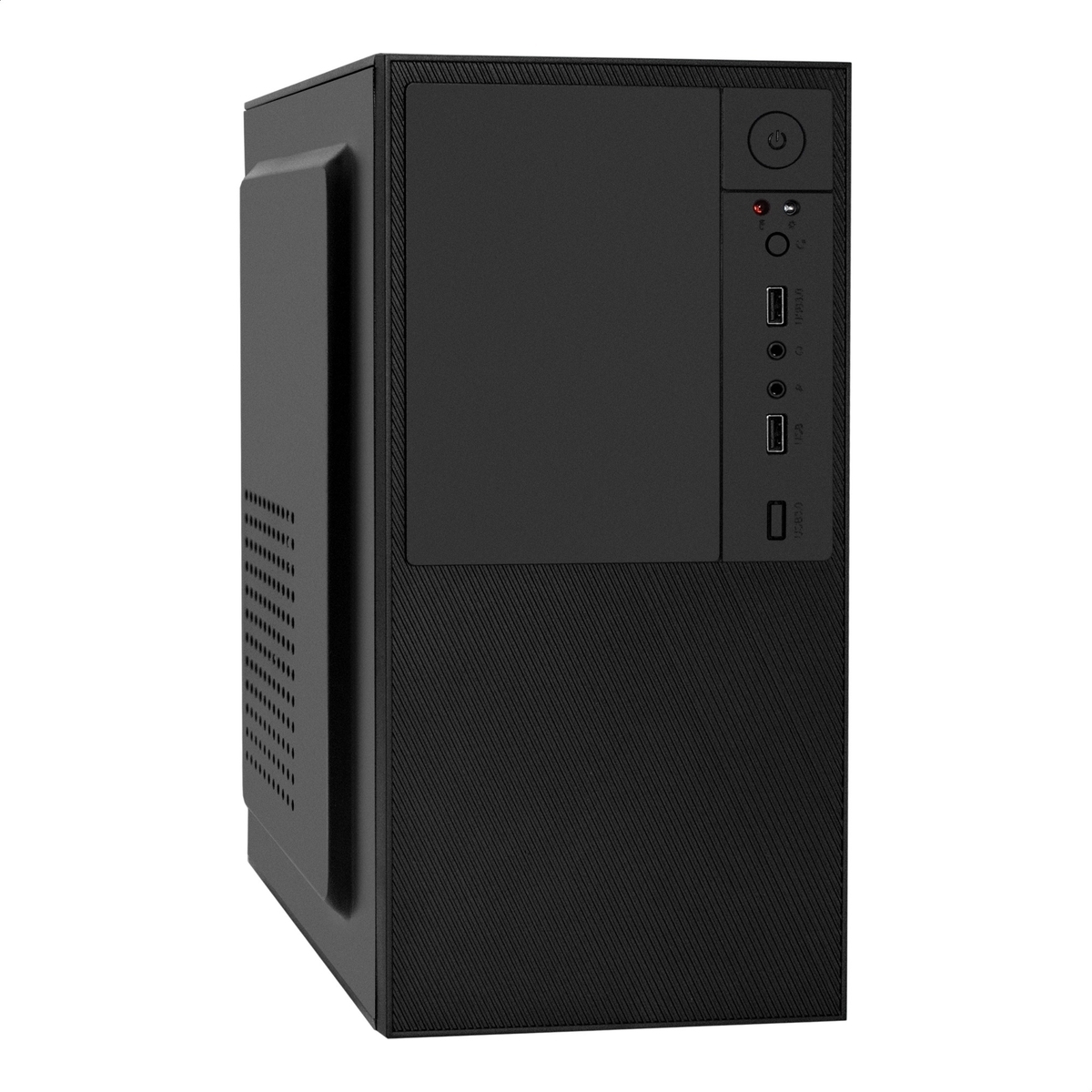 Компьютерный корпус Minitower ExeGate BAA-308U2-AAA400 (mATX, БП AAA400 с вент. 8см, 1хUSB+2хUSB 3.0, HD Audio, черный)