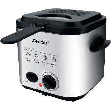 Фритюрница-фондю Steba DF 95 серебристый/чёрный, 840 Вт, 1.2 л, 0.4 кг, антипригарное покрытие