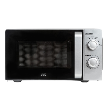 Микроволновая печь JVC JK-MW140M серебристый, 20 л, 700 Вт, переключатели - поворотный механизм