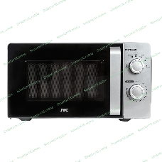Микроволновая печь JVC JK-MW140M серебристый, 20 л, 700 Вт, переключатели - поворотный механизм