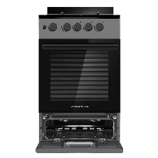 Плита газовая Maunfeld MGC50GEGR08 серый, конфорок 4 шт, духовка 59 л, 50 см x 88 см x 65 см
