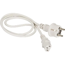 Шнур питания Lanmaster LAN-PP13/SH-10-WH C13-Schuko проводник.:3x0.75мм2 10м 220В 10А белый