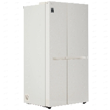 Холодильник LG GC-B257KEHW бежевый двухкамерный 422/206 л., морозилка сбоку, No Frost, Side by Side