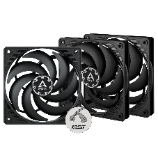 Вентилятор для корпуса ARCTIC P12 SLIM PWM PST -3 Pack (ACFAN00275A)